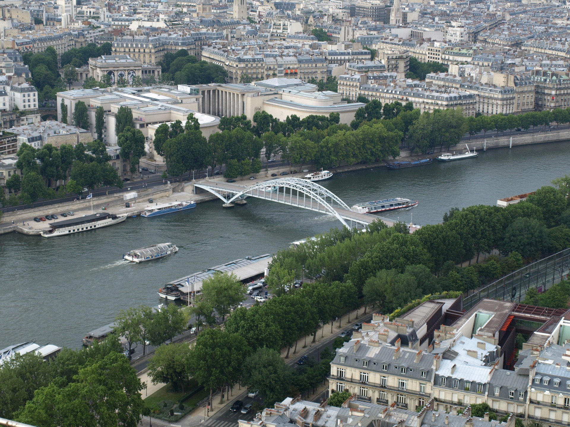 Arched Bridge Over the Seine